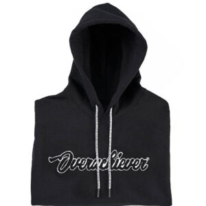 A black hoodie with the word dreamhouse written on it.